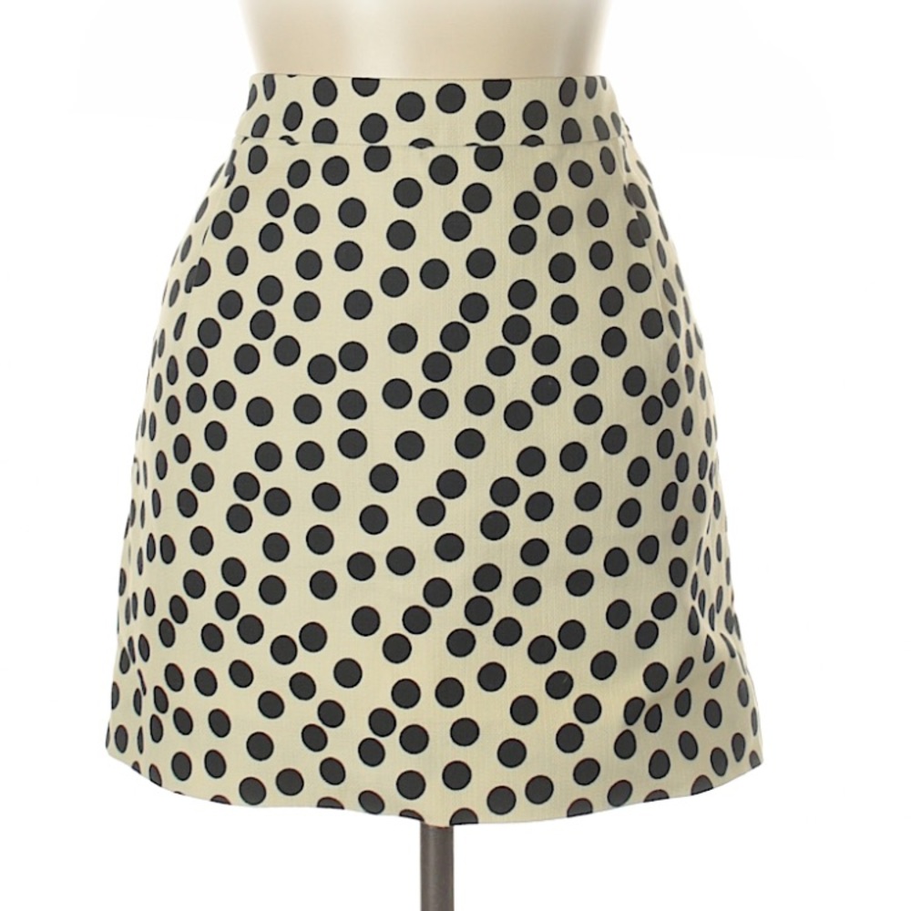 J. Crew Polka Dot Skirt